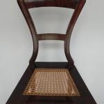 Four Chairs - veneer, solid walnut wood - 1840