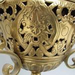 Kerosene Lamp - brass, glass - R. Ditmar Wien - 1880