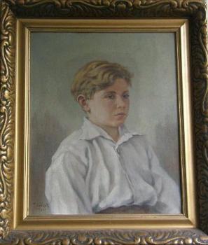 Portrait of Child - F. Kubek - 1933