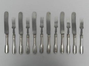 Cutlery Set - silver - 1900