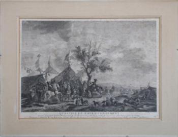 Soldiers - J.Moyreau  (1690  1762)  - 1737