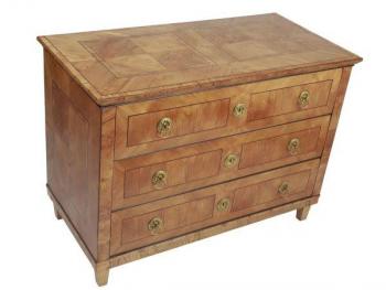 Chest of drawers - veneer, ash wood - 1845