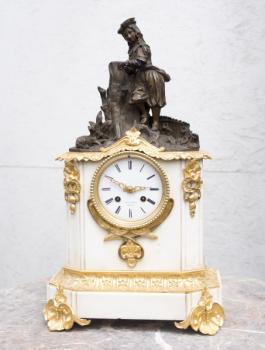 Alarm Clock - bronze, brass - Emile Pepin  Paris - 1885