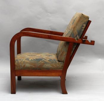 Armchair - solid walnut wood - 1930