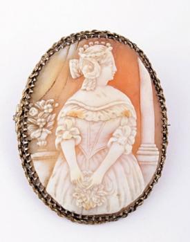 Cameo Brooch - cameo - 1930