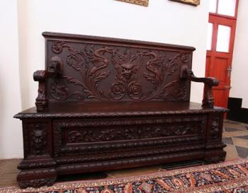 Bench - solid oak - 1899