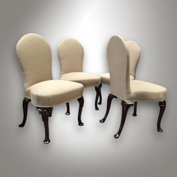 Four Chairs - solid walnut wood - 1935