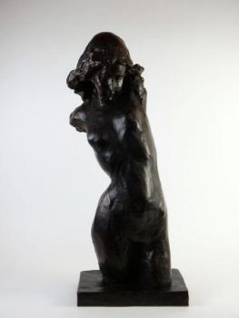 Nude Figure - patinated bronze - Blanka Voldichov - 1980