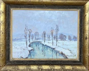 Winter Landscape - Miroslav Prochzka - 1947