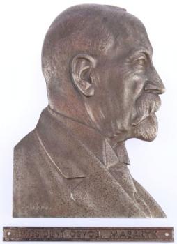 Memorial Tablet - cast iron - Julius Pelikn (1887 Nov Vesel  1969 Olomouc) - 1920