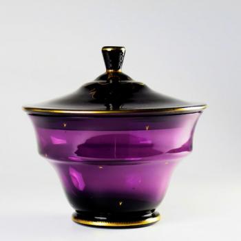 Glass Jar - glass violet - Johann rtel - 1930