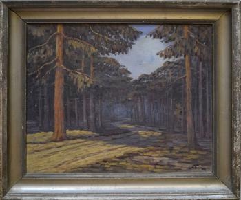 Forest Landscape - Ladislav pitnk (*1901) - 1930