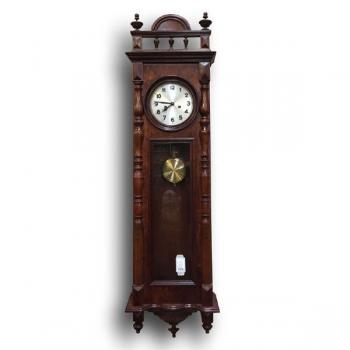 Grandfather Clock - walnut wood - 1880