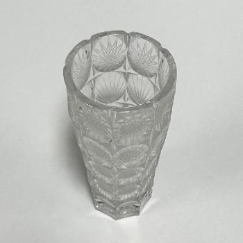 Vase - clear glass - 1960