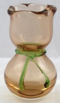 Vase with green ribbon - Rene Roubicek, Skrdlovice
