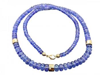 Necklace - gold, diamond - 2000