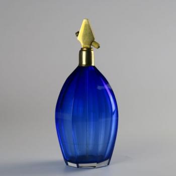 Flacon - glass, cobalt - 1930