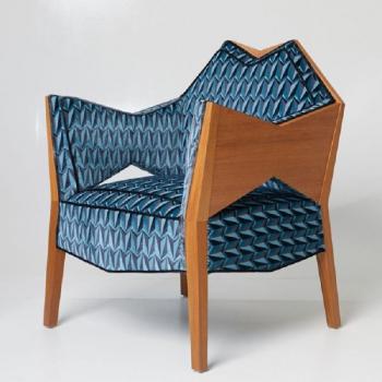 Cubist armchair Josef Gor