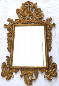 Gilded mirror in early baroque style