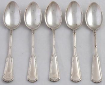 Bibus Franz - Five small silver coffee spoons