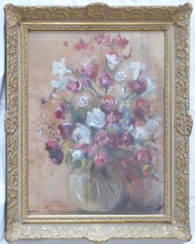 Myslik Jan - Colourful bouquet in glass vase