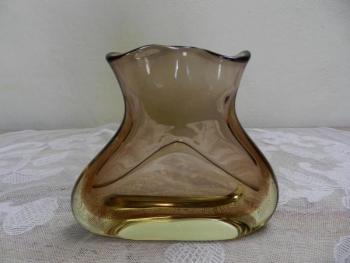 Vase - glass, metallurgical glass - 1975