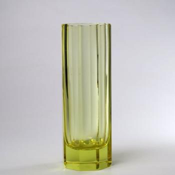 Vase - glass, citrine - 1930