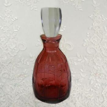 Carafe - glass, ruby glass - 1930