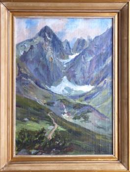 Simkova Elgrova Milena - Mountain landscape with g
