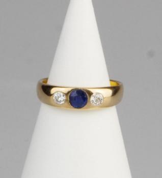Ring - gold, diamond - 1890