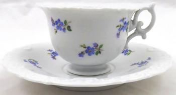 6. CUP AND SAUCER, MEISSEN
