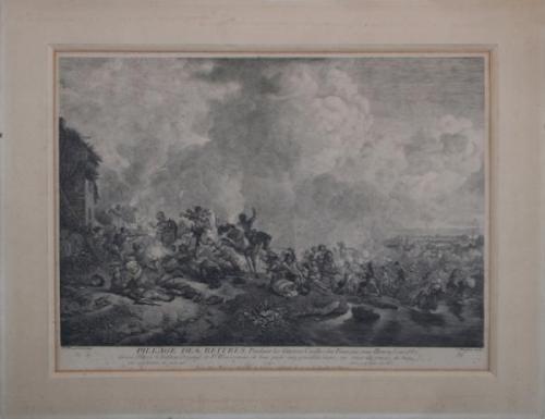 Soldiers - J.Moyreau  (1690  1762) - 1740