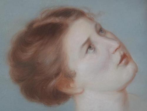 Alois Porges - Portrait of a Girls Head
