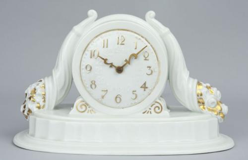 Mantel Clock - white porcelain - Rosenthal Selb-Bavaria, K. Himmelstoss - 1928