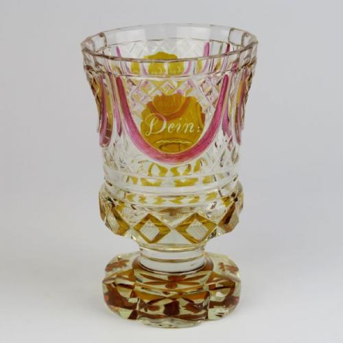 Glass Goblet - clear glass - 1835