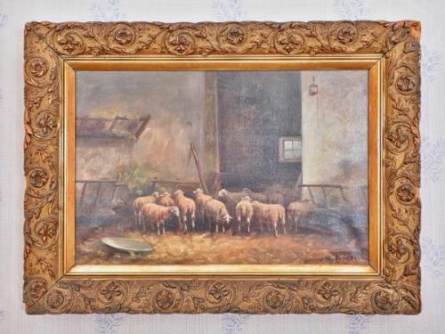 Still Life with Animals - canvas - 1880