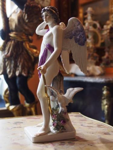 Cupid with bow and arrows, Meissen 1880