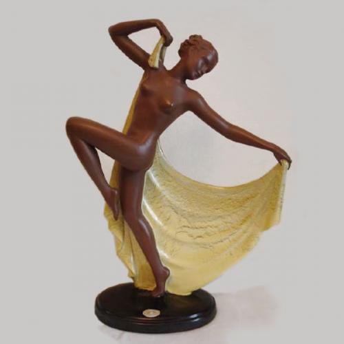 Ceramic Figurine - Nude - Goldscheider, Wien - 1940