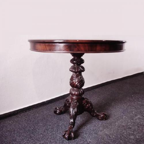 Coffee Table - wood, mahogany - 1870