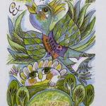 Olga Cechova - Ex libris Johan Souverein a Maria S Olga Cechova - Ex libris Johan Souverein a Maria S