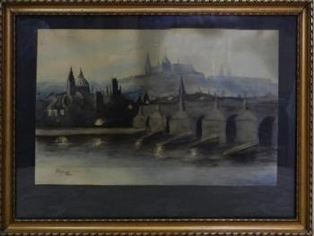 View of Hradcany - 1930 View of Hradcany - 1930