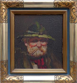 Painting - cardboard - 1930 Painting - cardboard - 1930