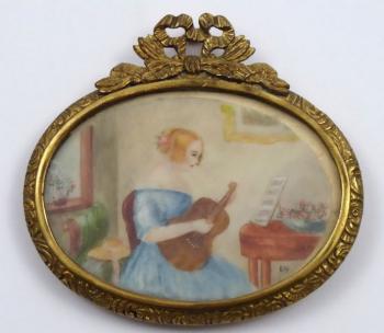 178. GIRL IN THE MUSIC SALON 178. GIRL IN THE MUSIC SALON
