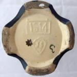 Cobalt vase with antique motif - Josef Strnact, Tr Cobalt vase with antique motif - Josef Strnact, Tr