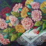 Hana Polakova ? - Still life with carnations and l Hana Polakova ? - Still life with carnations and l
