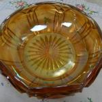 Glass Bowl - iridescent glass - 1930 Glass Bowl - iridescent glass - 1930