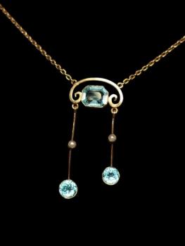 Art Nouveau Necklace - gold - 1900 Art Nouveau Necklace - gold - 1900