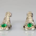 Earrings - gold, diamond - 1990 Earrings - gold, diamond - 1990
