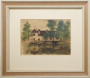 Aquarelle - paper - Josef Jindřich Loukota - 1898 Aquarelle - paper - Josef Jindřich Loukota - 1898