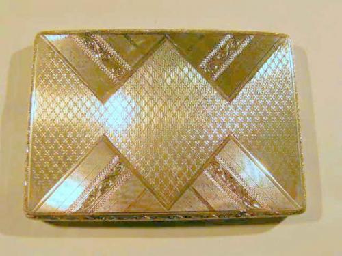 Silver Tobacco Box - silver - 1930 Silver Tobacco Box - silver - 1930